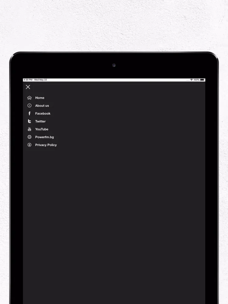 Power FM BG iPad  Ekran Görüntüleri