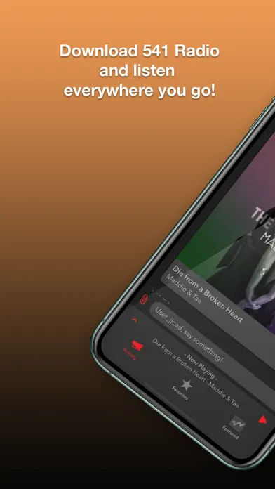 541 Radio Screenshots