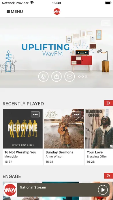 WayFM Radio Screenshots