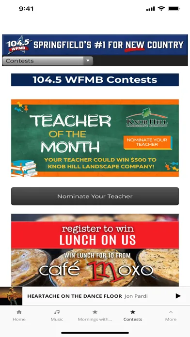 Скриншоты #1 for New Country 104.5 WFMB