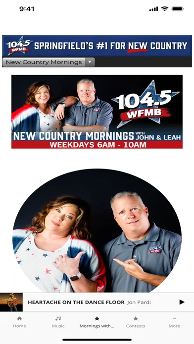 Скриншоты #1 for New Country 104.5 WFMB