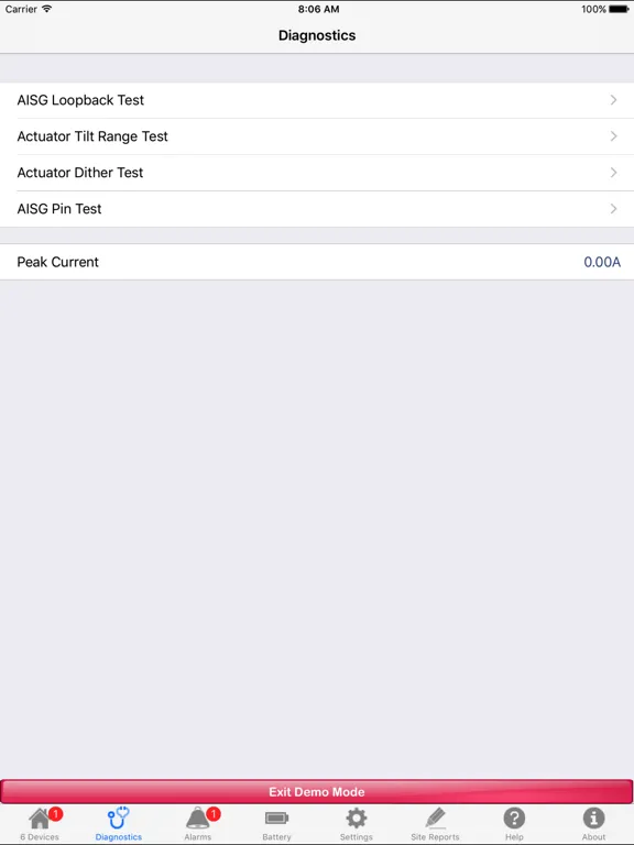 Tangkapan layar RET Master iPad 