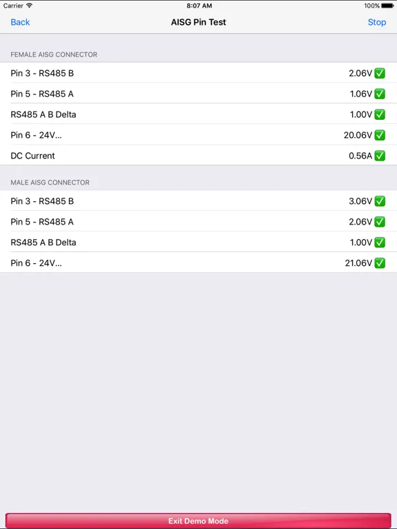 Tangkapan layar RET Master iPad 