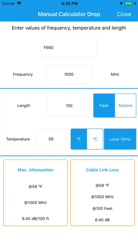 Capturas de pantalla de cCalc Tools