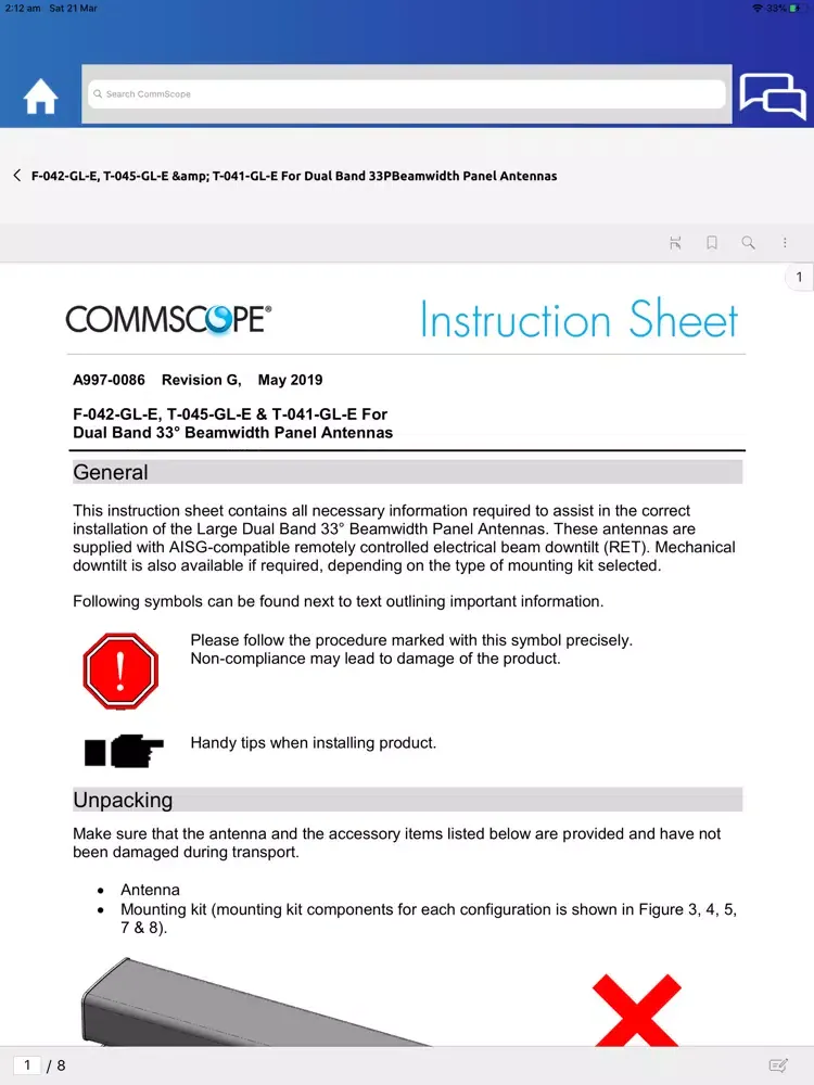Скриншоты cCatalog by CommScope iPad 