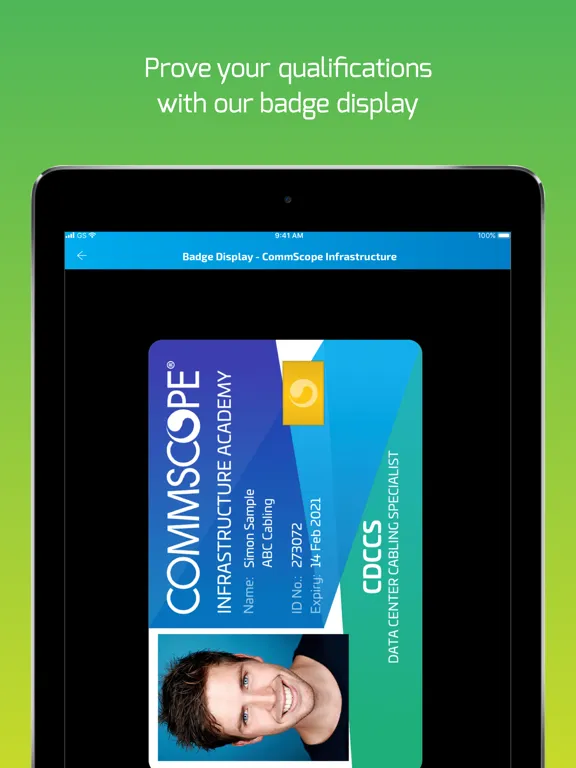 Tangkapan layar Infrastructure Academy iPad 