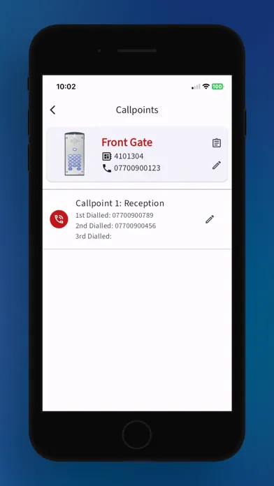 Captures d'écran de Commtel Config