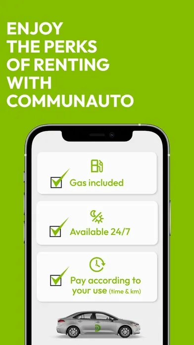 Communauto Ekran Görüntüleri