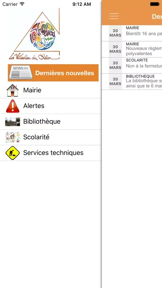 Tangkapan layar La Villedieu du Clain