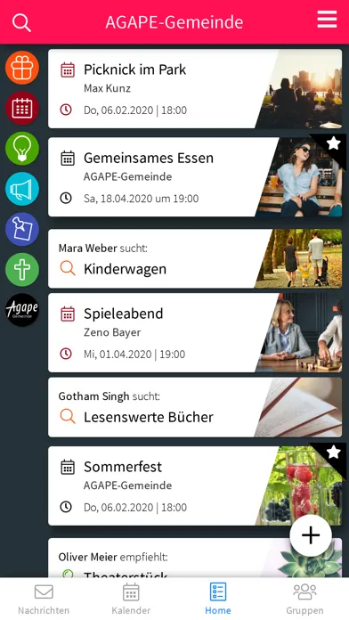 Screenshot di AGAPE-Gemeinde