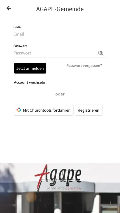 Screenshot di AGAPE-Gemeinde