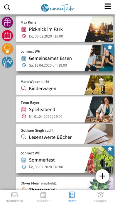Screenshot di connect WH