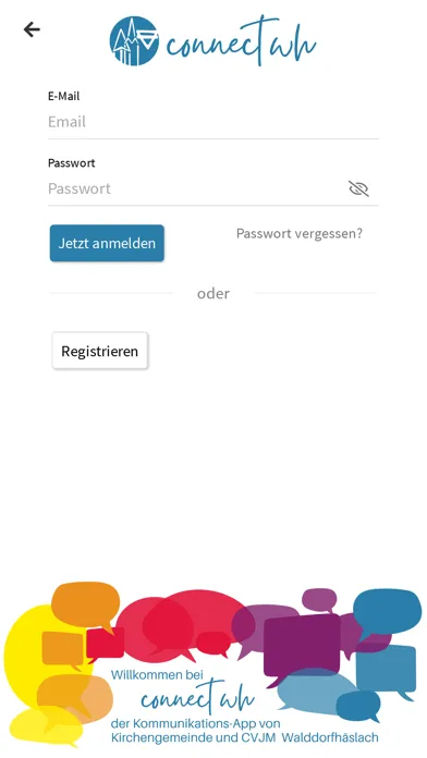 Screenshot di connect WH