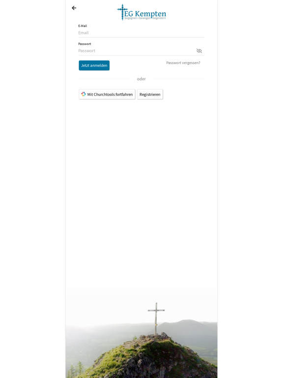 Tangkapan layar EG Kempten iPad 
