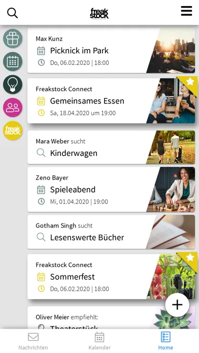 Freakstock Connect Screenshots