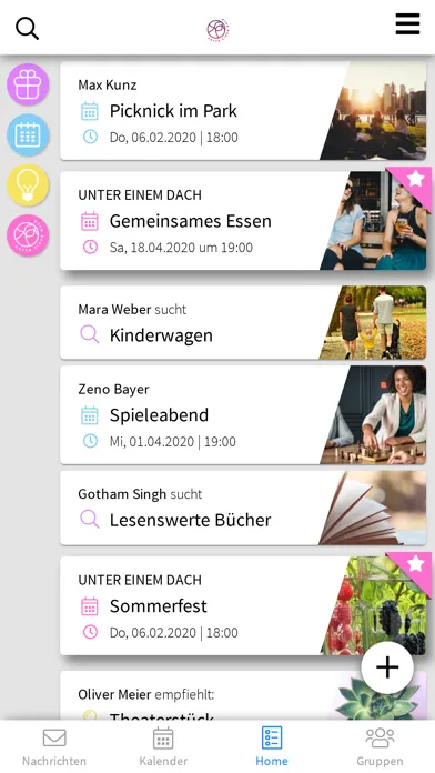 Zrzuty ekranu UNTER EINEM DACH