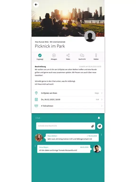 Captures d'écran de WsG - Wir sind Gemeinde iPad 