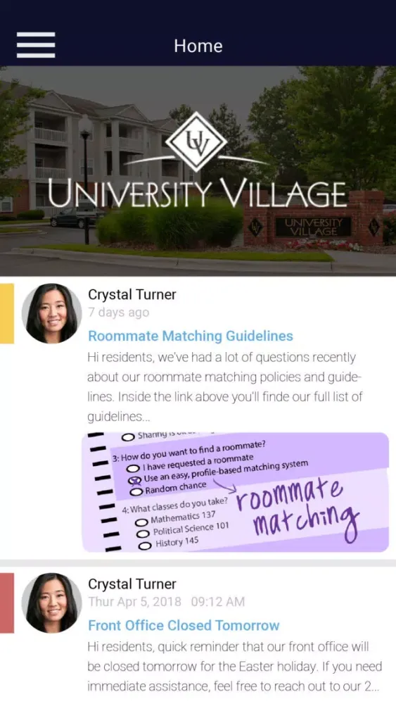 UVGreensboro سکرین شاٹس