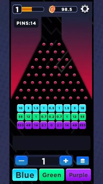 Plinko Game Screenshots