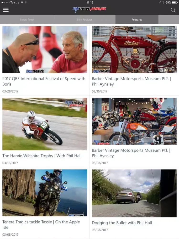 mcnews.com.au iPad  Screenshots