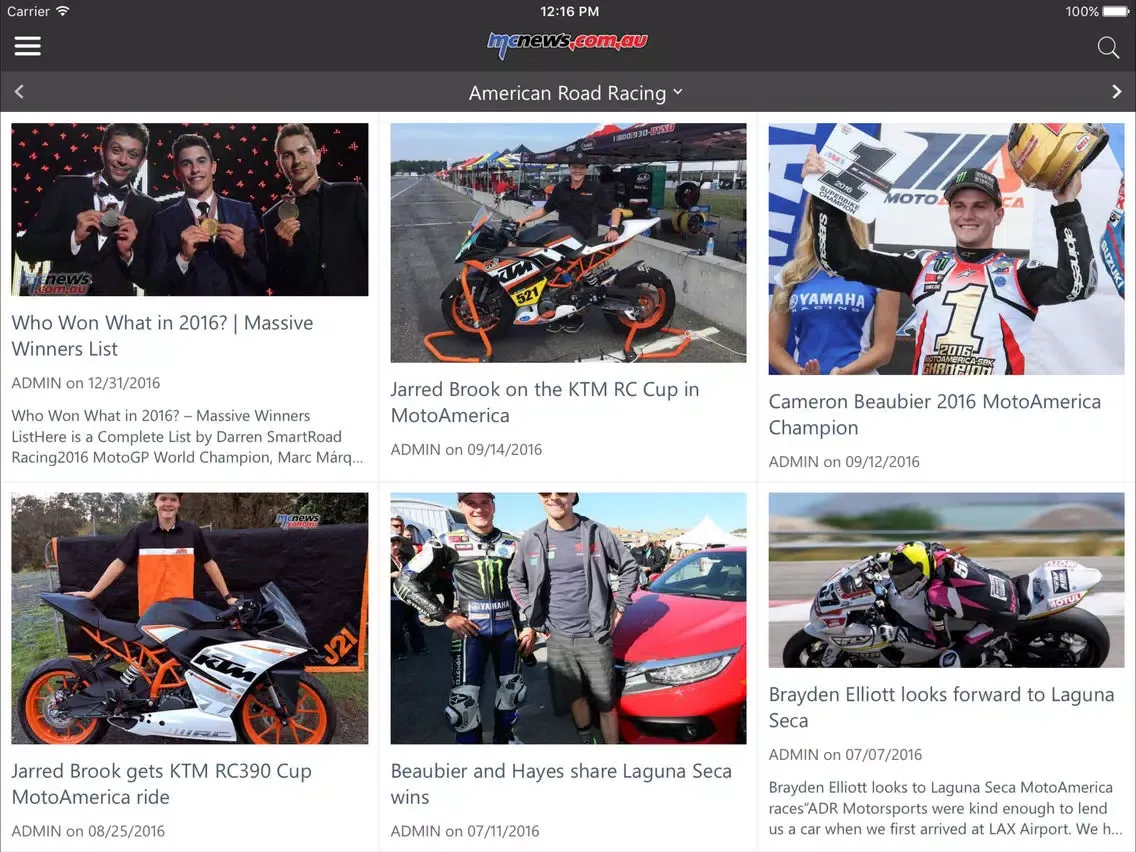 mcnews.com.au iPad  Screenshots