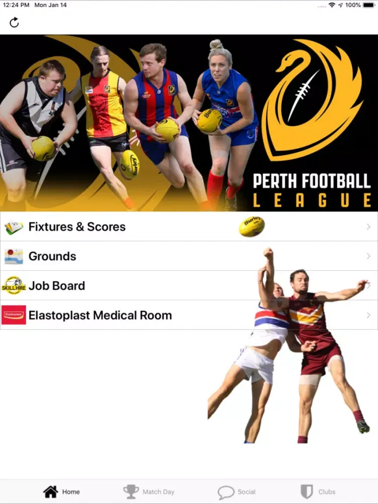 Perth Football League iPad  スクリーンショット