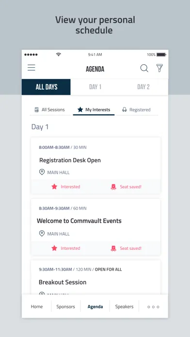 Commvault Events স্ক্রিনশট