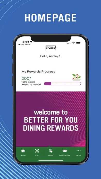 Better for You Dining Rewards स्क्रीनशॉट