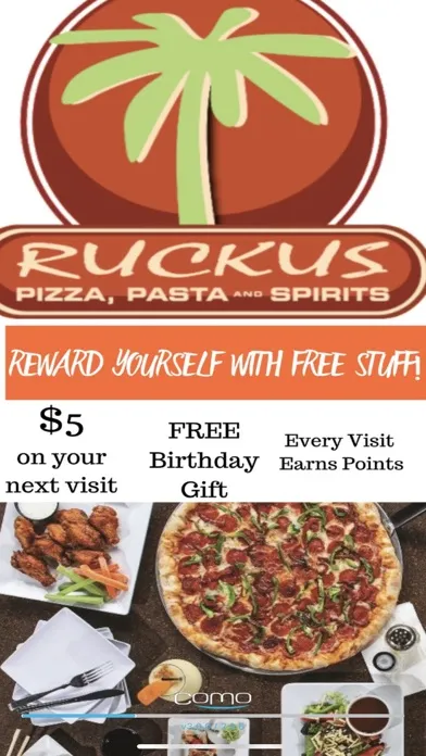 Скриншоты Ruckus Pizza Loyalty