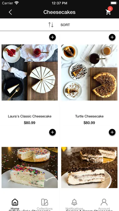 Zrzuty ekranu Laura's Cheesecake