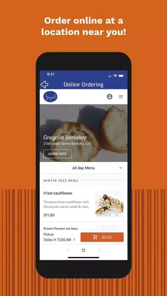 Grégoire Restaurant سکرین شاٹس