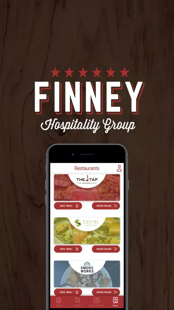 Ảnh chụp màn hình của Finney Hospitality Group