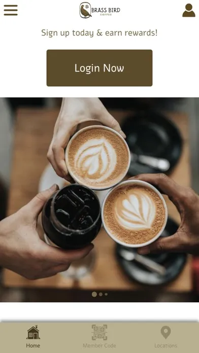 Ảnh chụp màn hình của Brass Bird Coffee