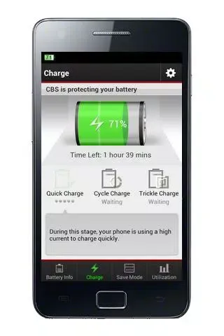 Captures d'écran de Comodo Battery Saver