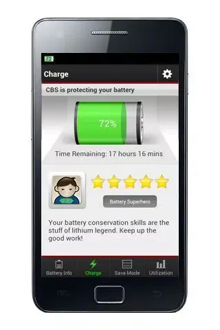 Captures d'écran de Comodo Battery Saver