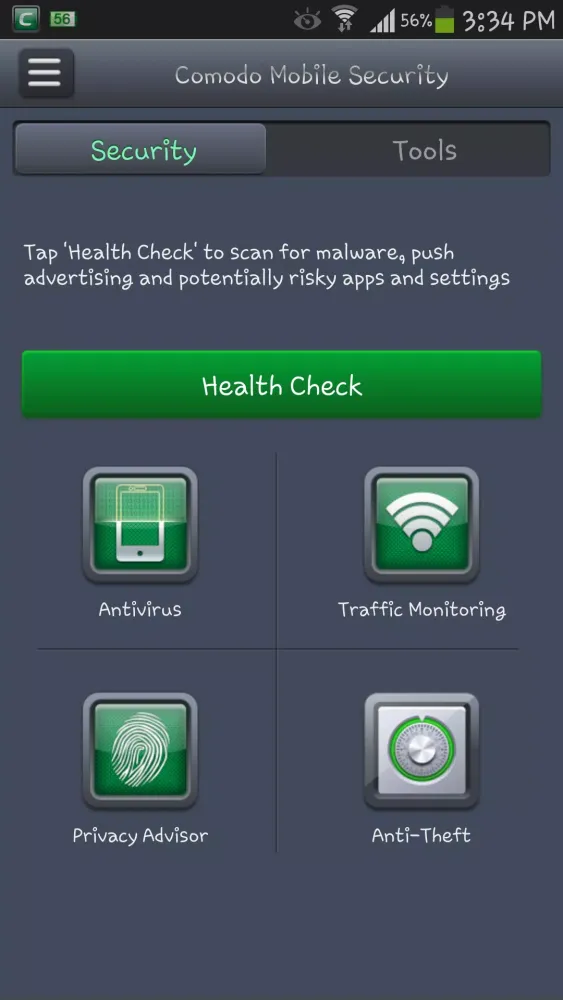 Comodo Mobile Security Screenshots