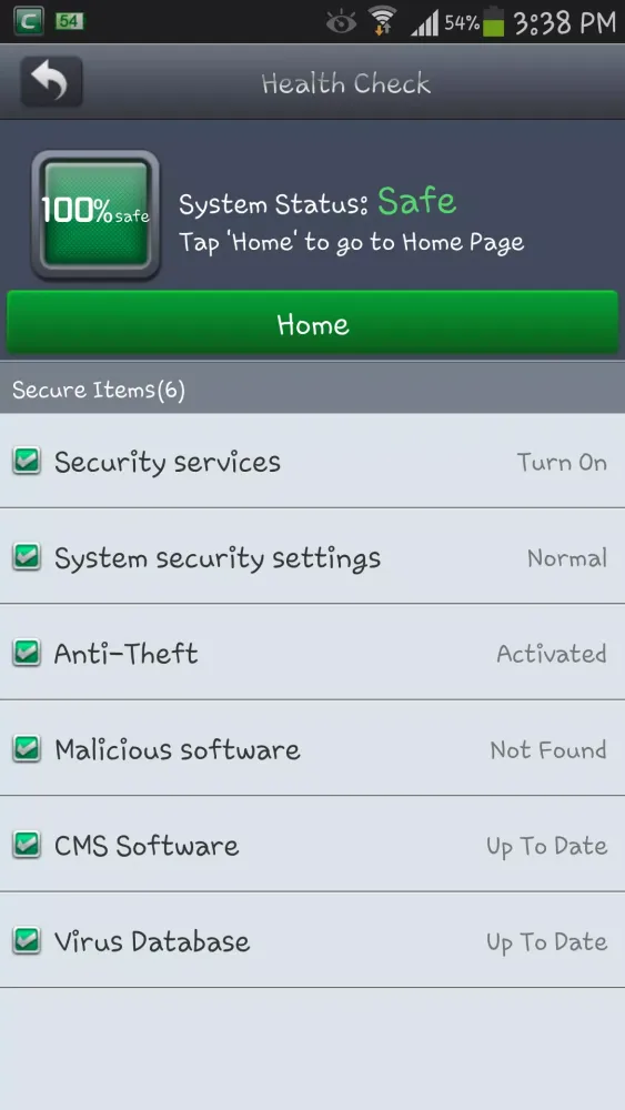 Comodo Mobile Security Screenshots