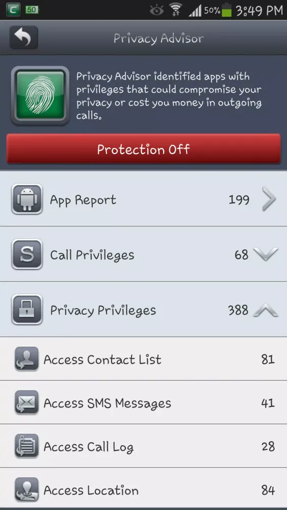 Comodo Mobile Security Screenshots