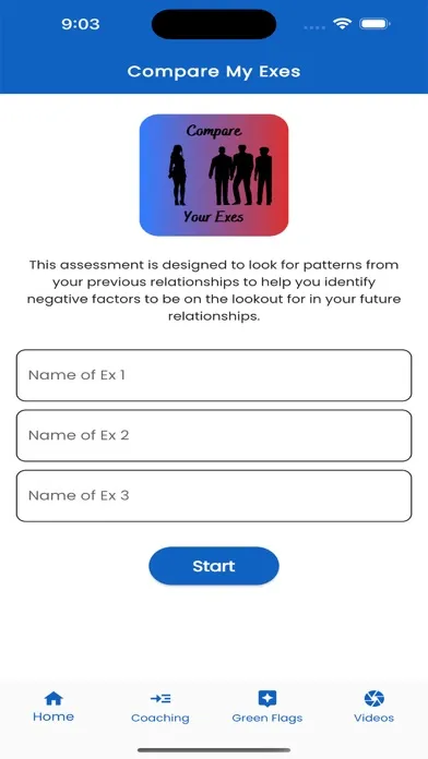 Compare Your Exes سکرین شاٹس