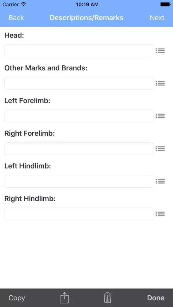 Tangkapan layar USALIMS Mobile