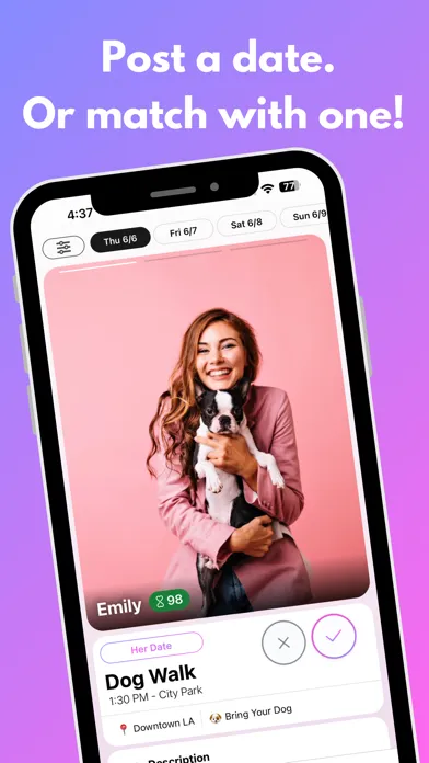 Ảnh chụp màn hình của Flirt: Swipe Dates not People