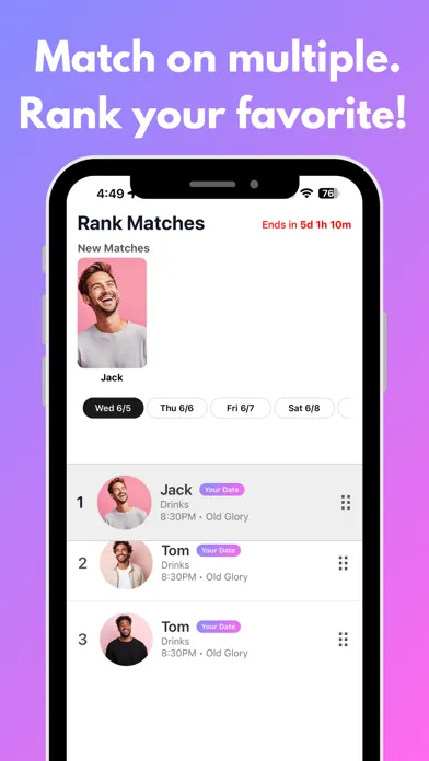 Ảnh chụp màn hình của Flirt: Swipe Dates not People