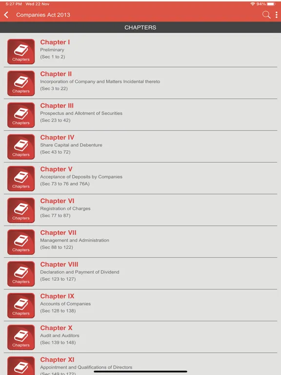 Company Act 2013 iPad  سکرین شاٹس