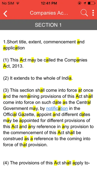 Company Act 2013 سکرین شاٹس