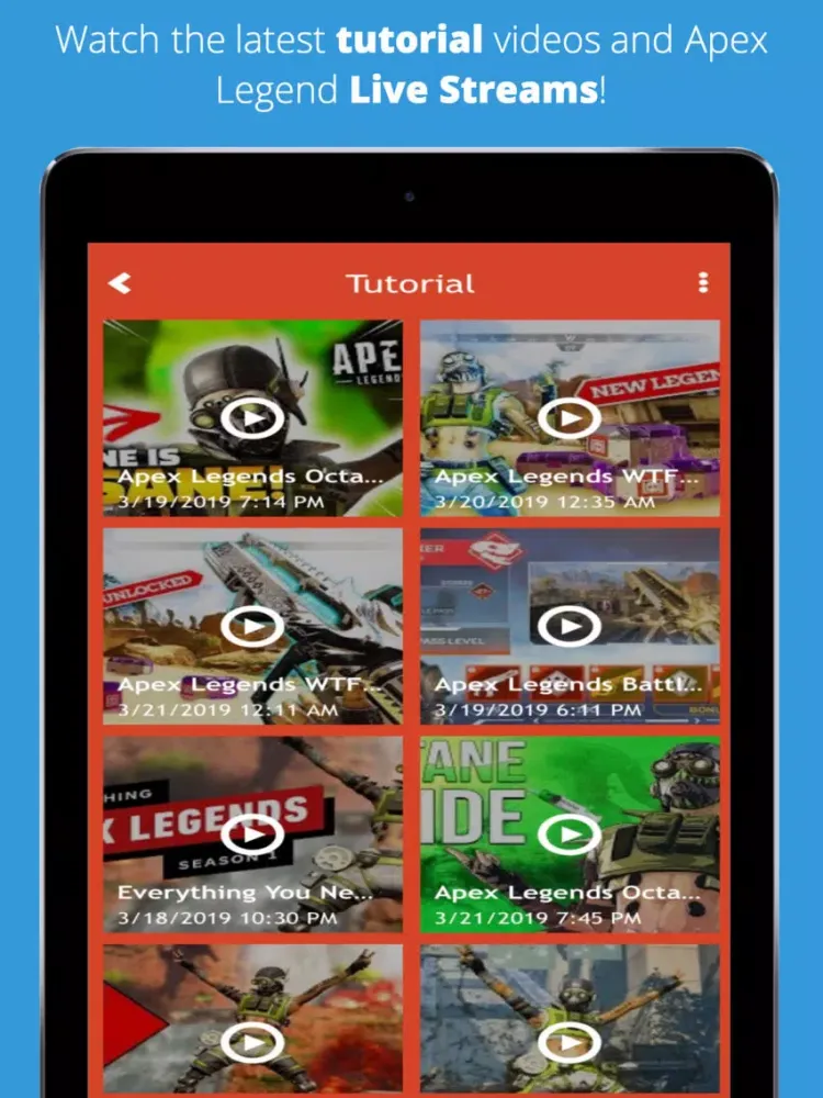 Captures d'écran de Companion for APEX LEGENDS! iPad 