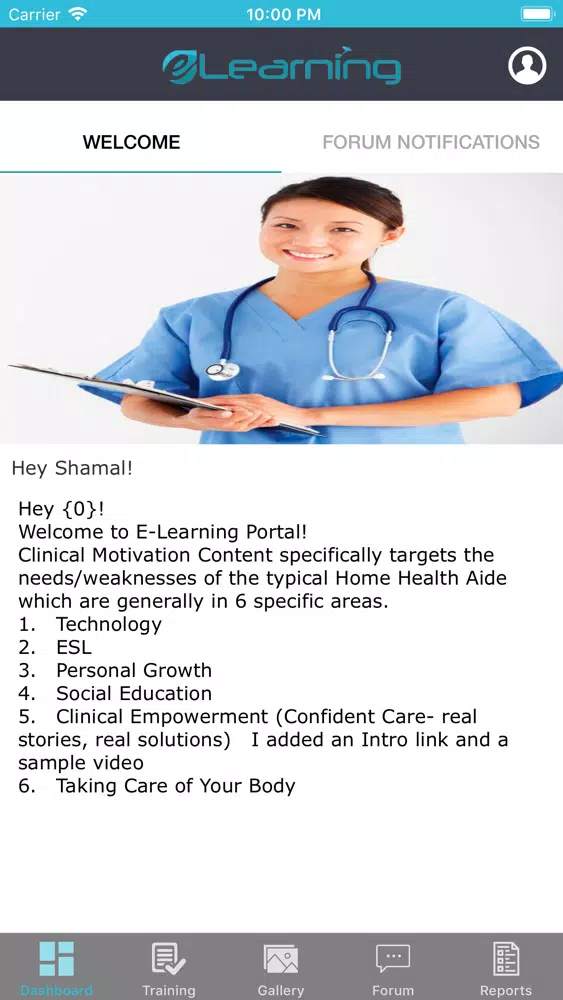 Capturas de pantalla de Companion ITCS E-Learning