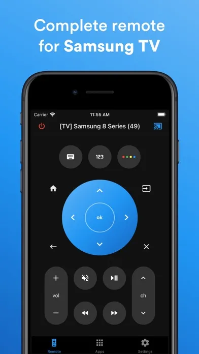 ภาพหน้าจอของ Smart TV Remote for Samsung