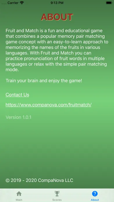 Capturas de tela do Fruit and Match