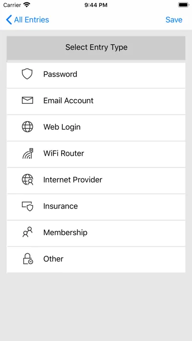 Capturas de tela do #1 Password Manager