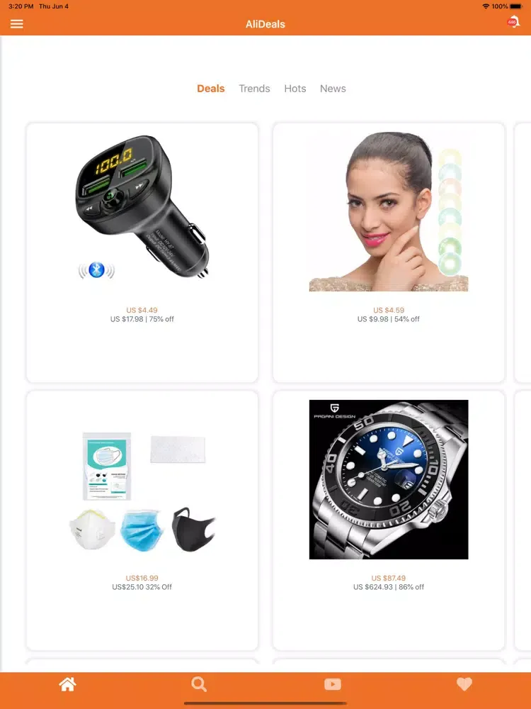 Shopping Deals, Coupons Promo iPad  Screenshots